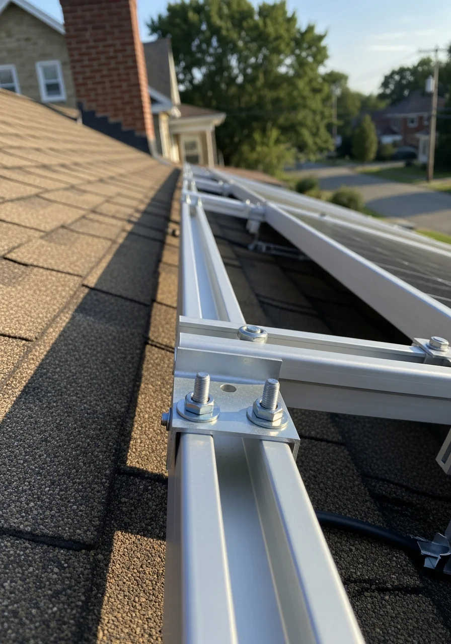 Close-up of tradesperson performing skilled work on a Lancaster residential property.