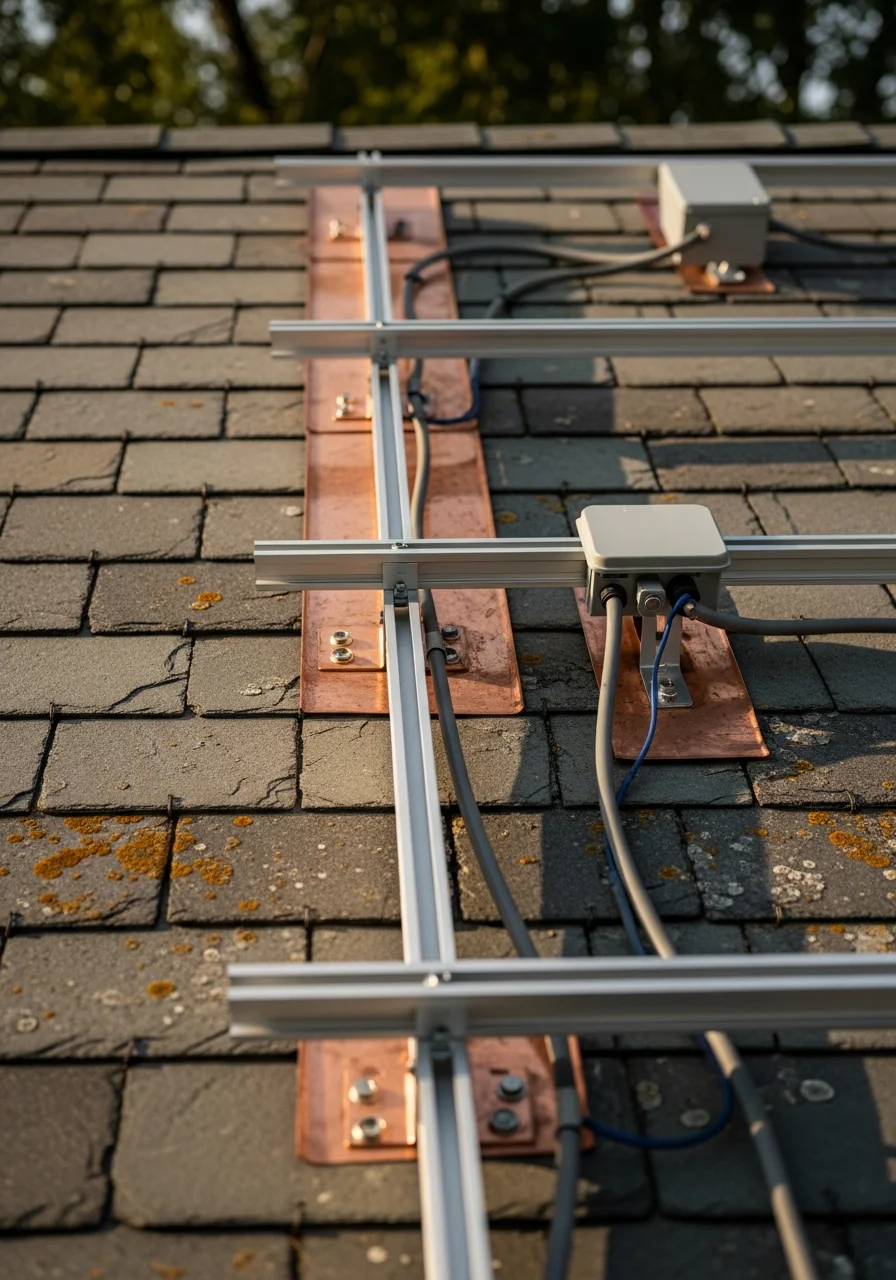 Close-up of tradesperson performing skilled work on a State College residential property.